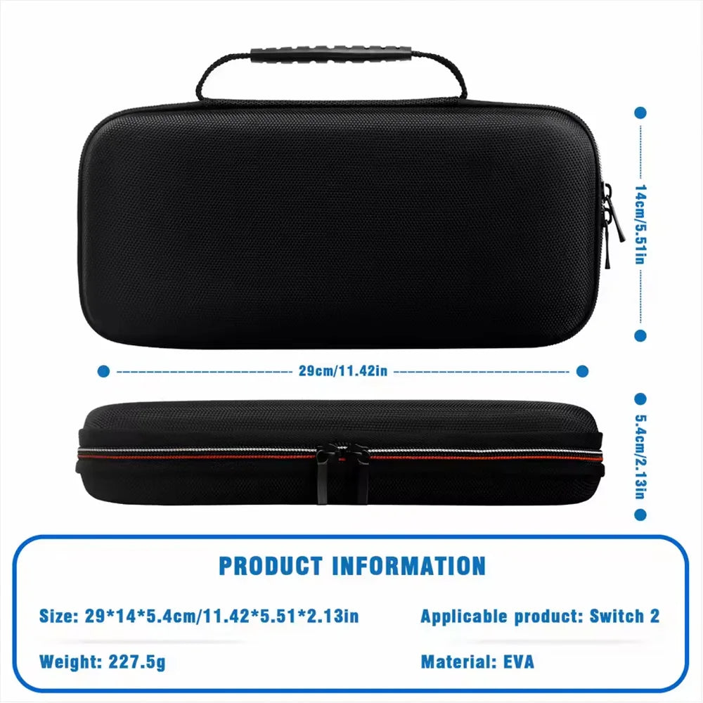 Buy Storage Travel Bag for Switch 2 Silicone Cover Grips Portable Carrying Protective Case Film Set for N Switch 2 NS2 Game