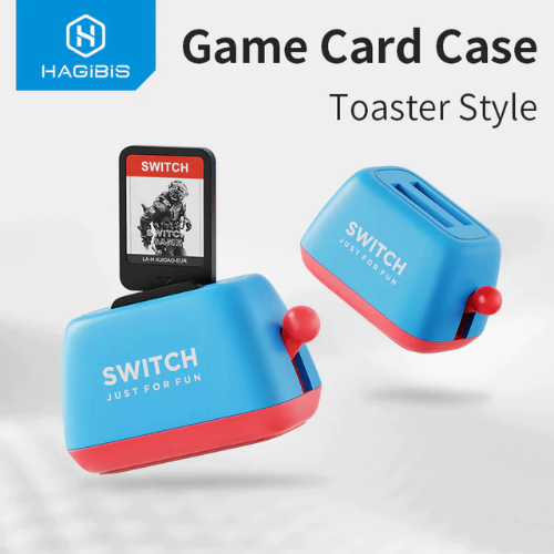 Hagibis Switch Game Card Case for Nintendo Switch Lite/ OLED Toaster Storage Holder Cute Portable Creativity Protective Cover Regame